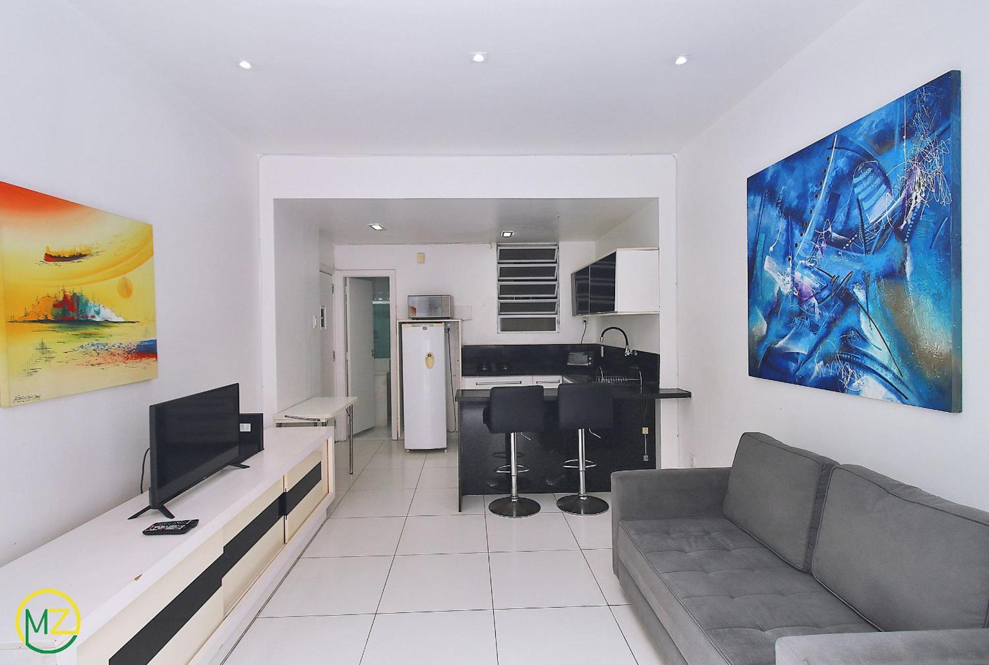Studio Com Vista Lateral Para O Mar Em Copacabana Ρίο ντε Τζανέιρο Εξωτερικό φωτογραφία